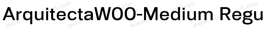 ArquitectaW00-Medium Regular字体转换